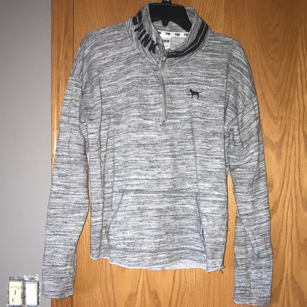VS PINK marked grey sweatshirt